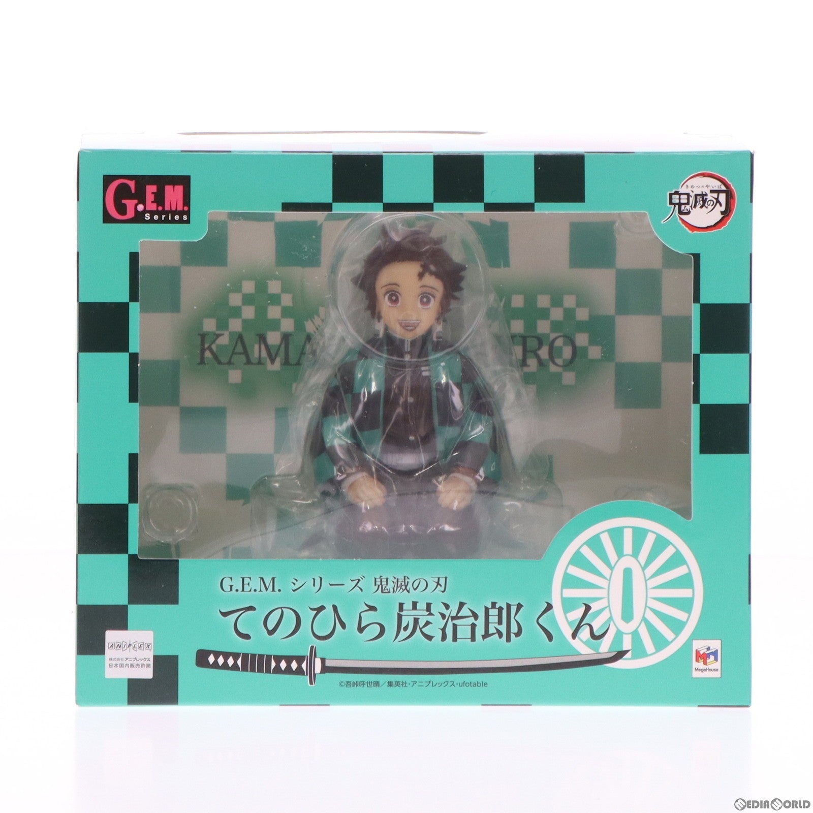 【中古即納】[FIG]ブロマイド付属 G.E.M.シリーズ てのひら炭治郎くん 鬼滅の刃 完成品 フィギュア プレミアムバンダイu0026メガトレショップ限定  メガハウス(20211014)