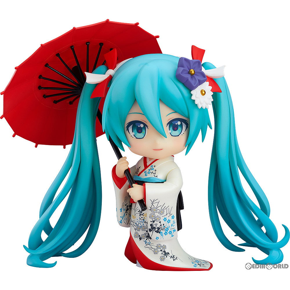 【中古即納】[FIG]ねんどろいど 1427 初音ミク 冬木小袖Ver. キャラクター・ボーカル・シリーズ01 初音ミク 完成品 可動フィギュア  グッドスマイルカンパニー(20210130)