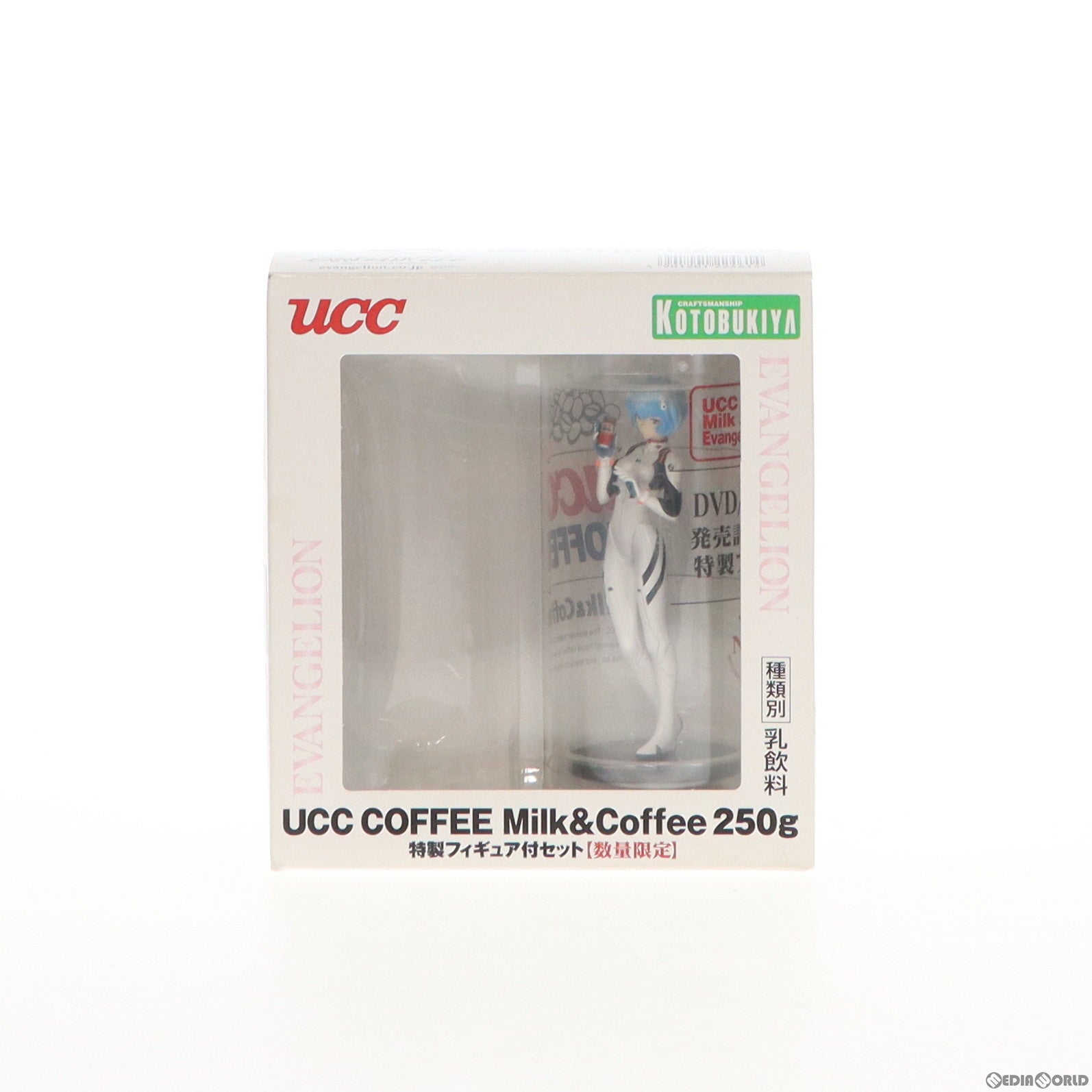 中古即納】[FIG](フィギュア単品)綾波レイ UCC COFFEE Milk&Coffee 250g 特製フィギュア付セット同梱品(Blu-Ray&DVD発売記念)  ヱヴァンゲリヲン新劇場版:破 完成品 コトブキヤ