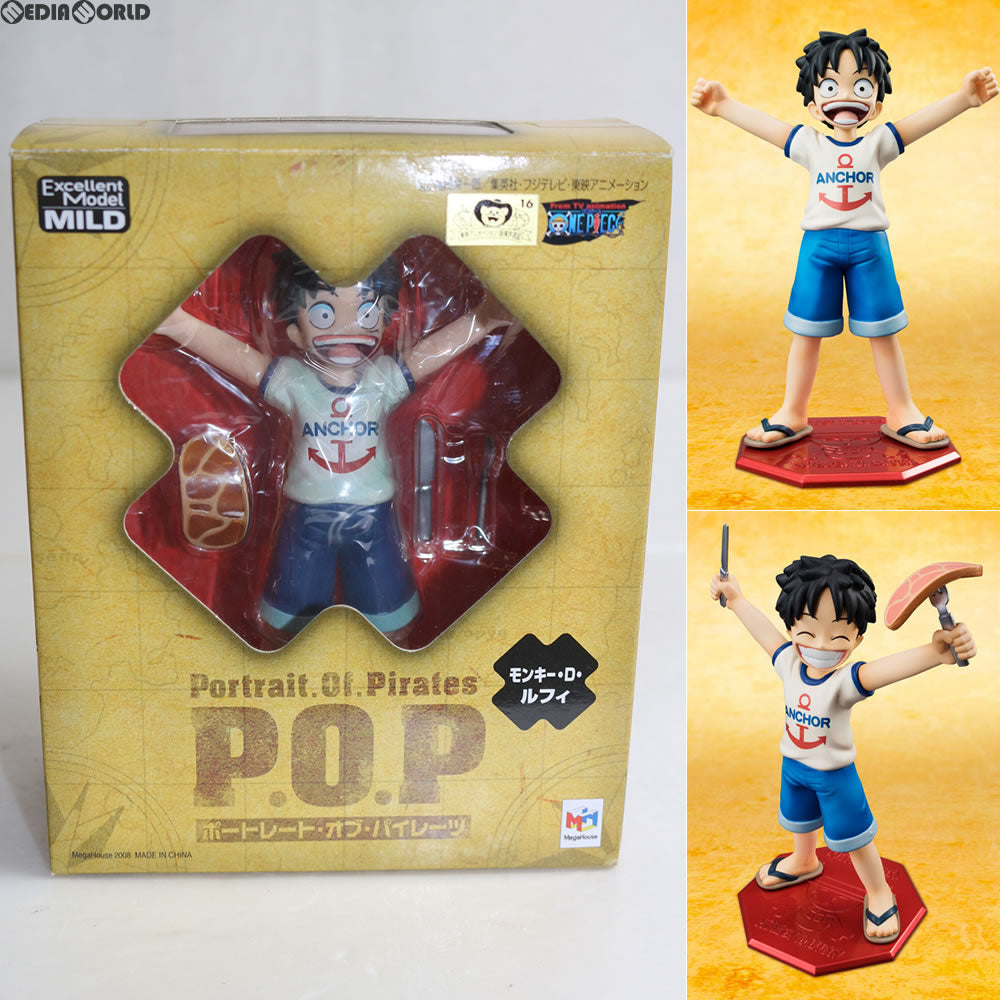 中古即納】[FIG]エクセレントモデル MILD Portrait.Of.Pirates P.O.P CB-1 モンキー・D・ルフィ ONE PIECE (ワンピース) 1/8 完成品 フィギュア メガハウス