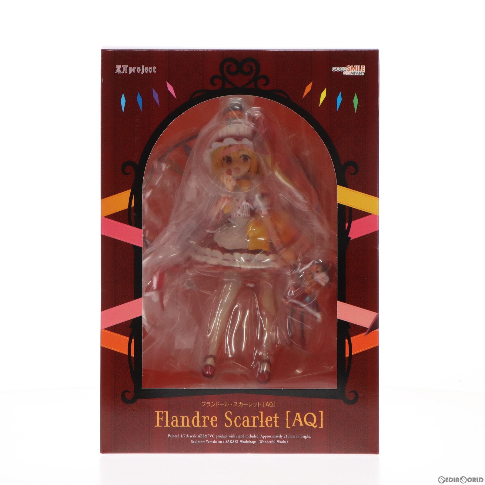 【中古即納】[FIG]フランドール・スカーレット[AQ] 東方Project 1/7 完成品 フィギュア GOODSMILE ONLINE  SHOP&一部流通限定 グッドスマイルカンパニー(20220413)