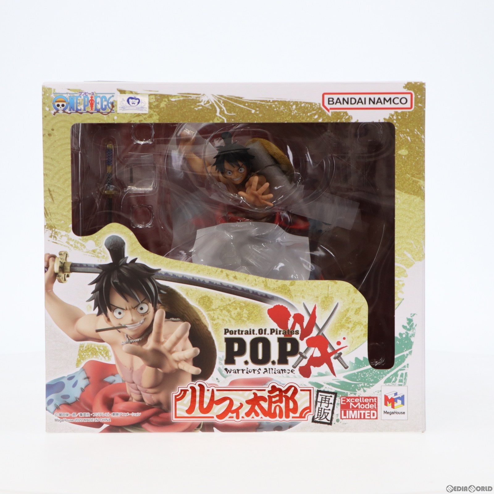 中古即納】[FIG](再販)Portrait.Of.Pirates P.O.P Warriors Alliance ルフィ太郎 ONE  PIECE(ワンピース) 完成品 フィギュア 一部店舗&オンラインショップ限定 メガハウス