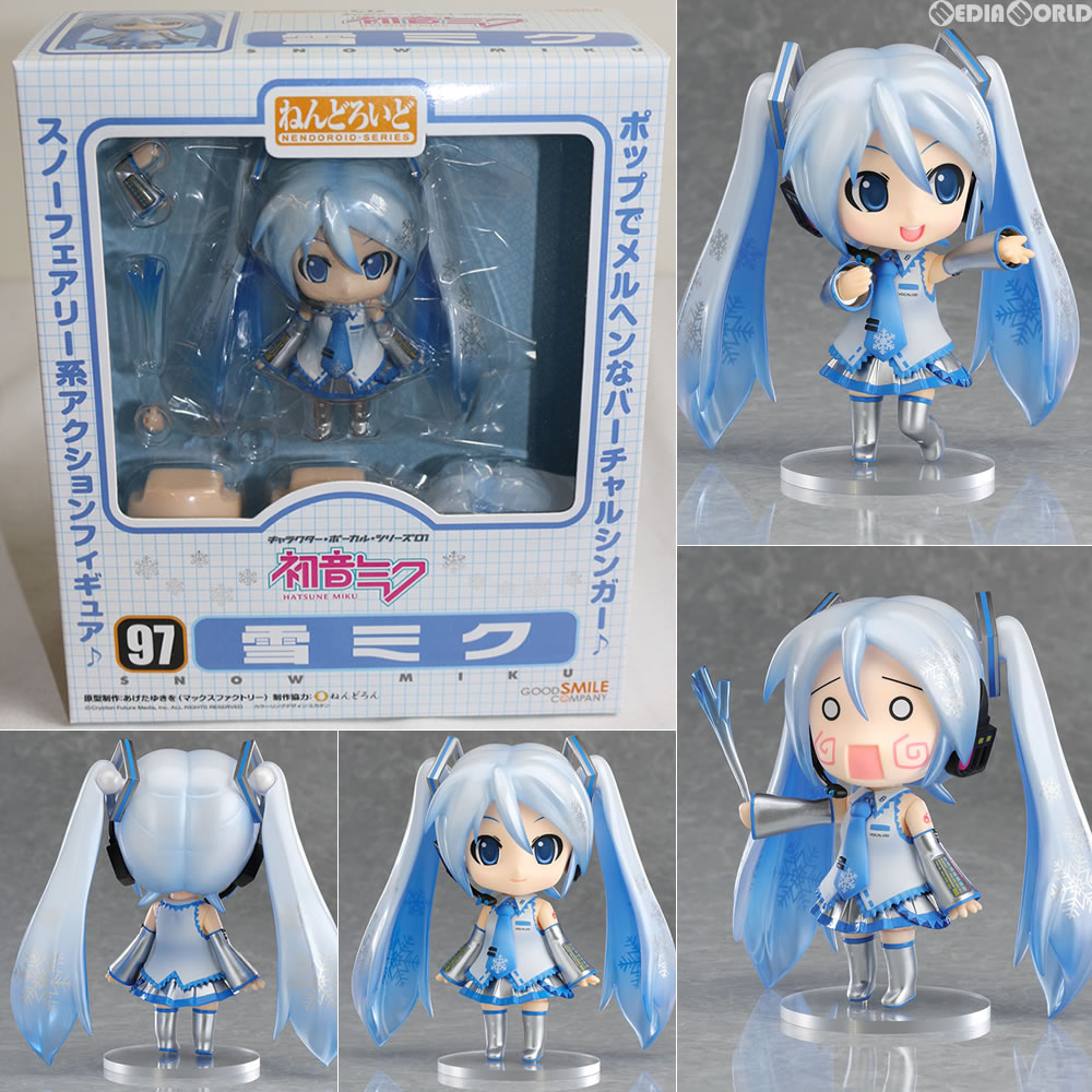 【中古即納】[FIG]ねんどろいど 097 雪ミク キャラクター・ボーカル・シリーズ01 初音ミク 完成品 可動フィギュア SNOW MIKU for  SAPPORO2010&ワンフェス2010冬限定 グッドスマイルカンパニー(20100228)