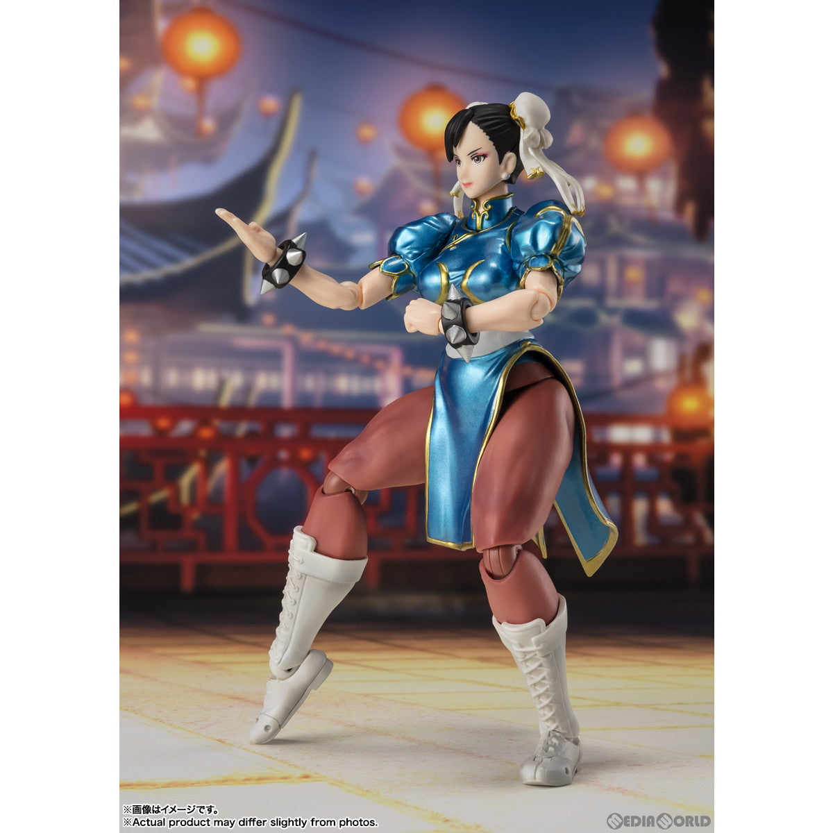 【中古即納】[FIG]S.H.Figuarts(フィギュアーツ) 春麗(チュンリー) -Outfit 2- ストリートファイターシリーズ 完成品  可動フィギュア バンダイスピリッツ(20240217)