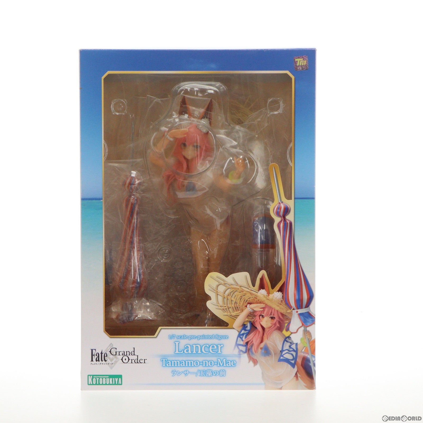 中古即納】[FIG]ランサー/玉藻の前(たまものまえ) Fate/Grand Order(フェイト/グランドオーダー) 1/7 完成品 フィギュア(PP687)  コトブキヤ