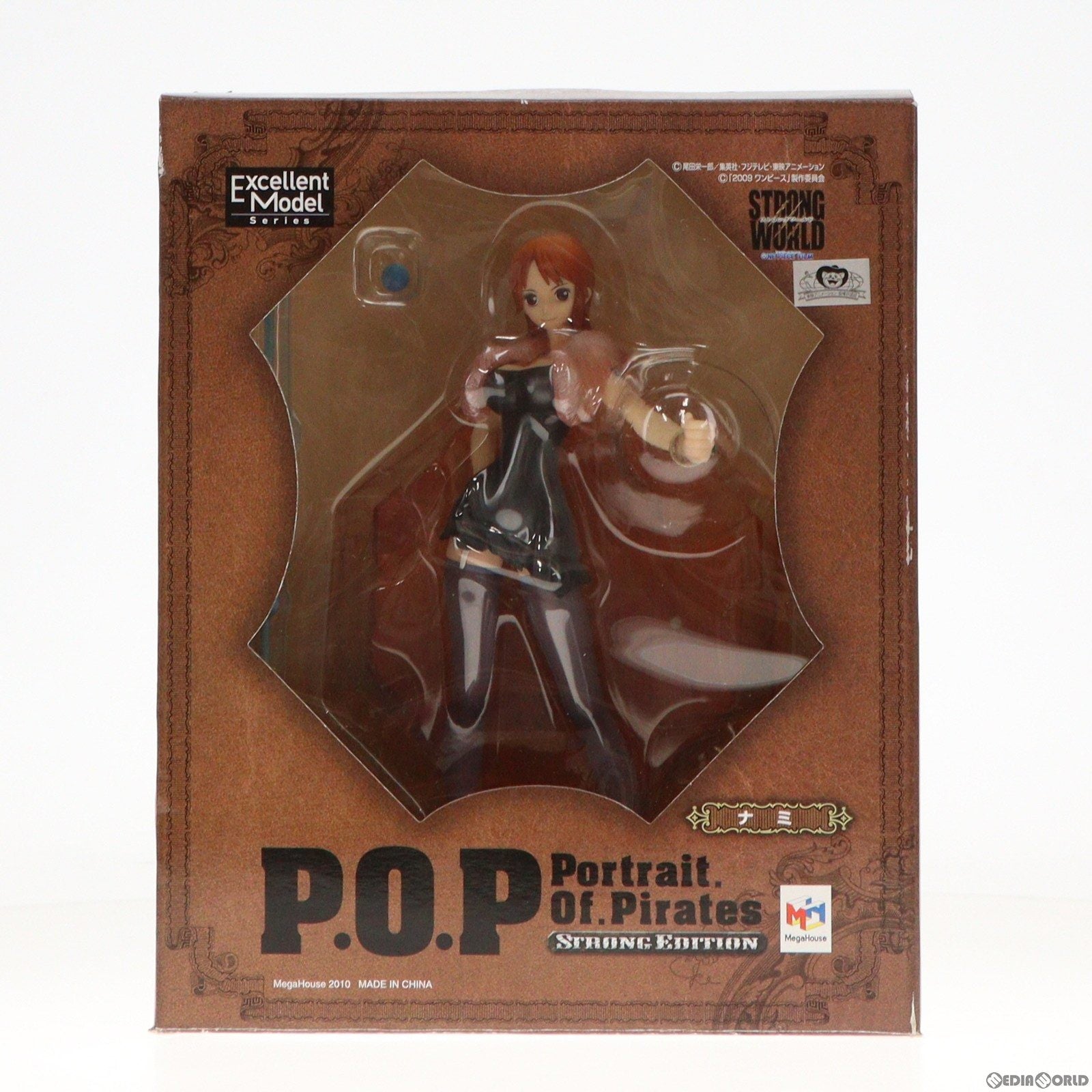 中古即納】[FIG]Portrait.Of.Pirates P.O.P STRONG EDITION ナミ ワンピース STRONG WORLD 完成品  フィギュア メガハウス