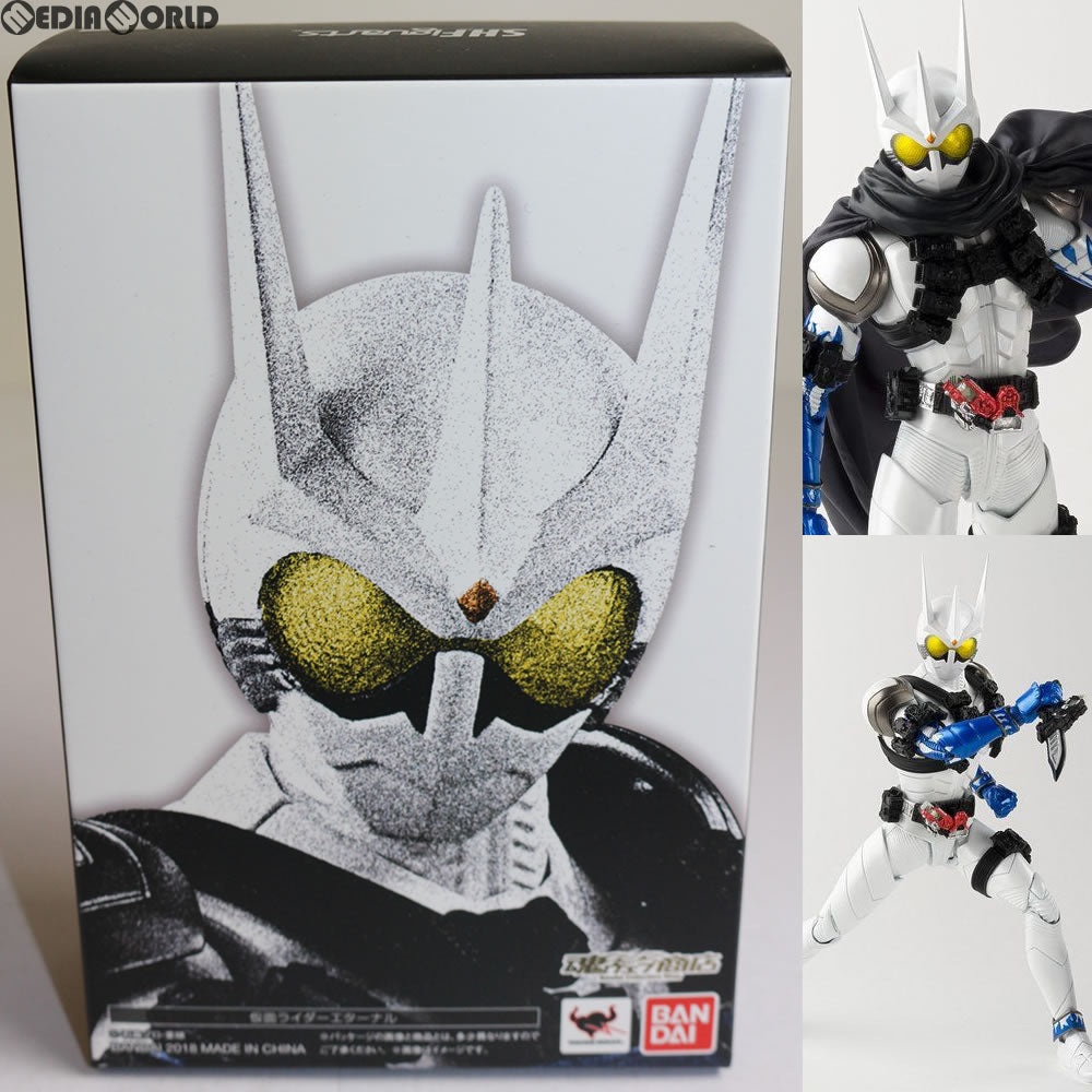 【中古即納】[FIG]魂ウェブ商店限定 S.H.Figuarts(フィギュアーツ) 真骨彫製法 仮面ライダーエターナル 仮面ライダーW(ダブル)  FOREVER AtoZ/運命のガイアメモリ 完成品 可動フィギュア バンダイ(20180131)