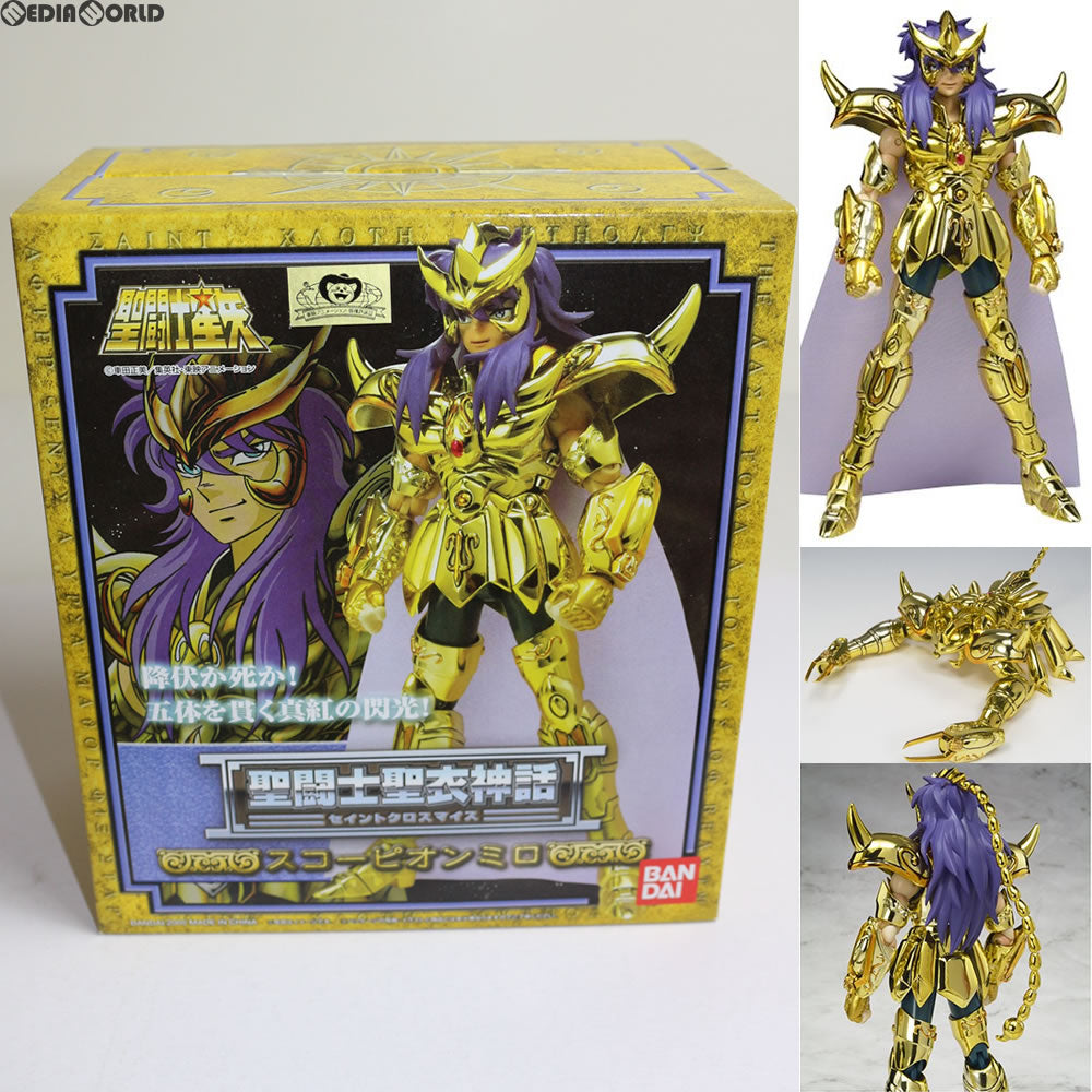 中古即納】[FIG]聖闘士聖衣神話 スコーピオン ミロ 聖闘士星矢 完成品 可動フィギュア バンダイ