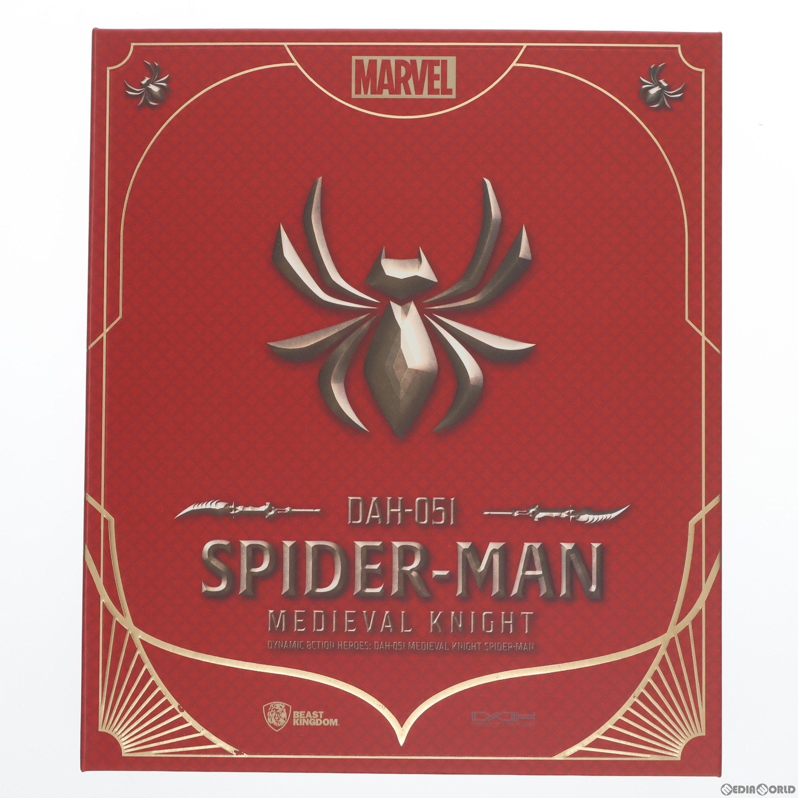 中古即納】[FIG]ダイナミック・アクション・ヒーローズ #051 スパイダーマン(メディーバル・ナイト) 1/9 完成品 アクションフィギュア (DAH-051) Beast Kingdom(ビーストキングダム)/ホットトイズ