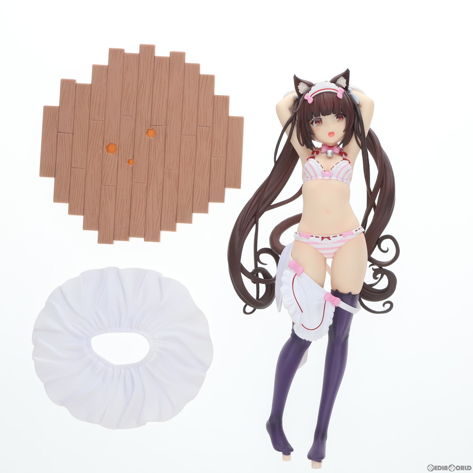 中古即納】[FIG]ショコラ～着替えのひと時～ ネコぱら 1/7 完成品 フィギュア(PF200) PLUM(プラム)