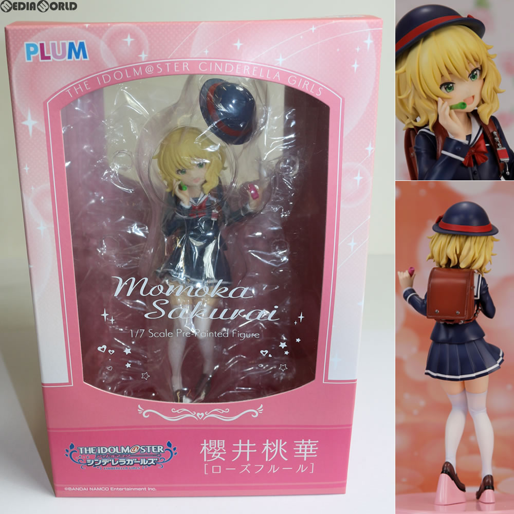 【中古即納】[FIG]櫻井桃華[ローズフルール](さくらいももか) アイドルマスター シンデレラガールズ 1/7 完成品 フィギュア(PF068)  PLUM(プラム)(20170423)