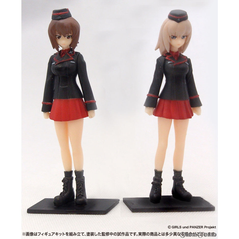 中古即納】[FIG]黒森峰女学園フィギュアセット ガールズ&パンツァー 1/35 未塗装キット(GPF-5) プラッツ