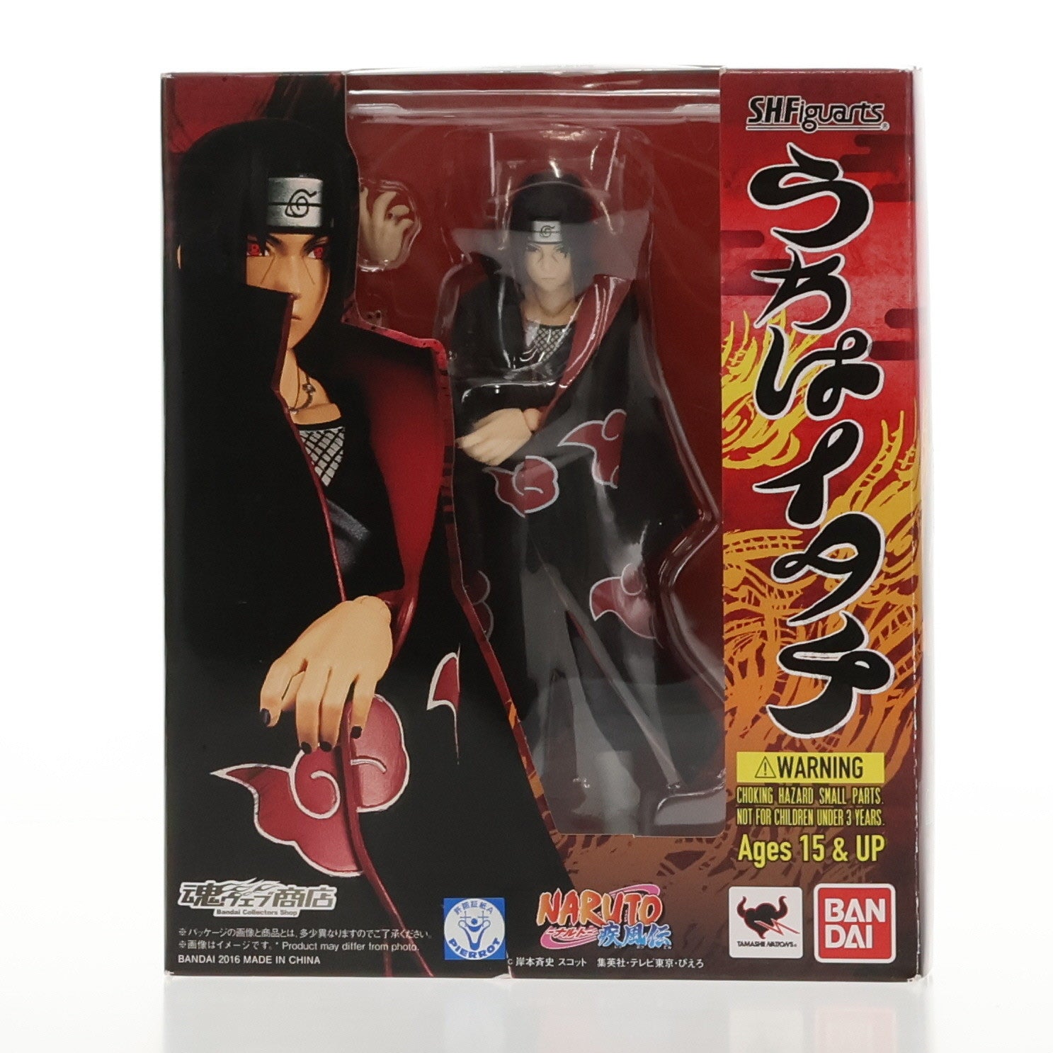 中古即納】[FIG]魂ウェブ商店限定 S.H.Figuarts(フィギュアーツ) うちはイタチ NARUTO-ナルト- 疾風伝 完成品 可動フィギュア  バンダイ