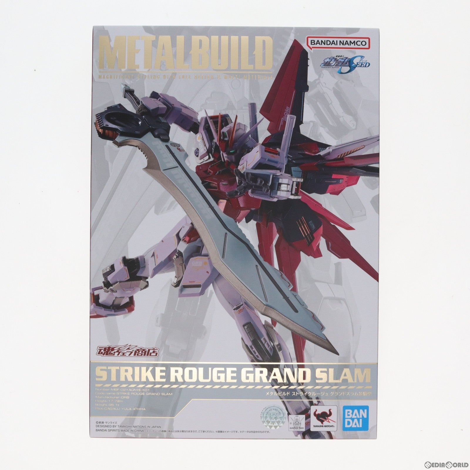 中古即納】[FIG]魂ウェブ商店限定 METAL BUILD ストライクルージュ ...