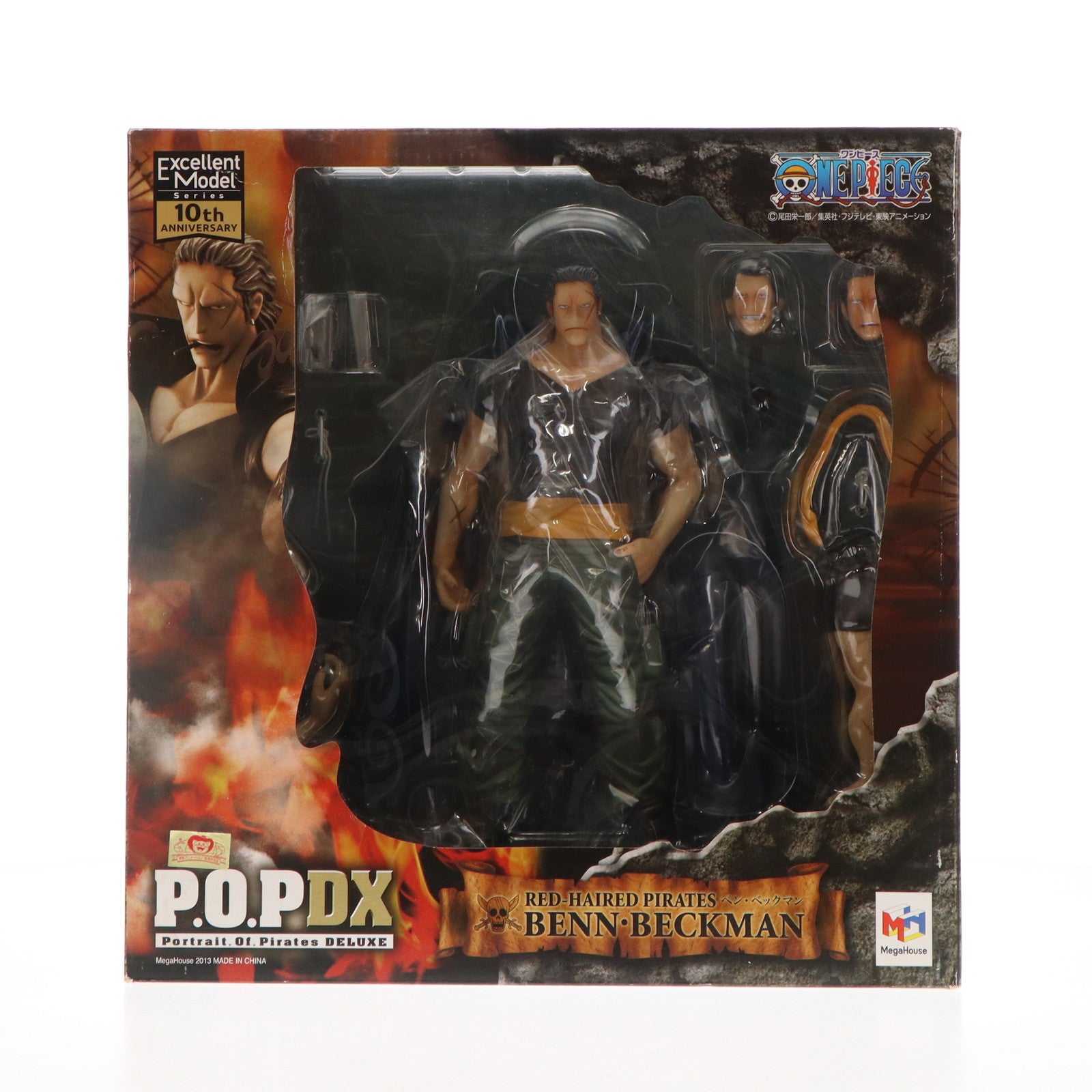 【中古即納】[FIG]Portrait.Of.Pirates P.O.P NEO-DX ベン・ベックマン ONE PIECE(ワンピース) 1/8  完成品 フィギュア メガハウス(20130831)