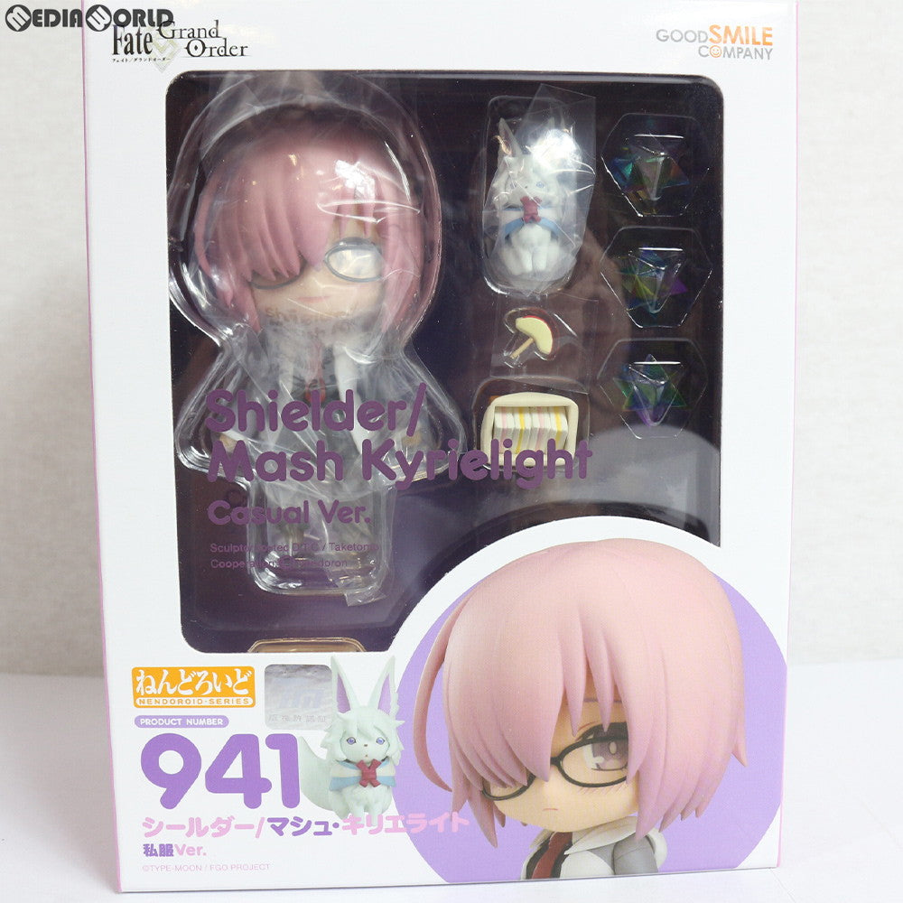 中古即納】[FIG]ねんどろいど 941 シールダー/マシュ・キリエライト 私服Ver. Fate/Grand Order(フェイト/グランドオーダー)  完成品 可動フィギュア GOODSMILE ONLINE SHOP限定 グッドスマイルカンパニー