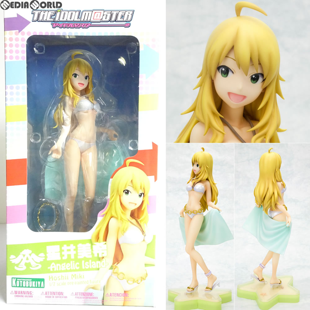 中古即納】[FIG]星井美希(ほしいみき) -Angelic Island- アイドルマスター(THE IDOLM@STER) 1/7 完成品  フィギュア(PP475) コトブキヤ