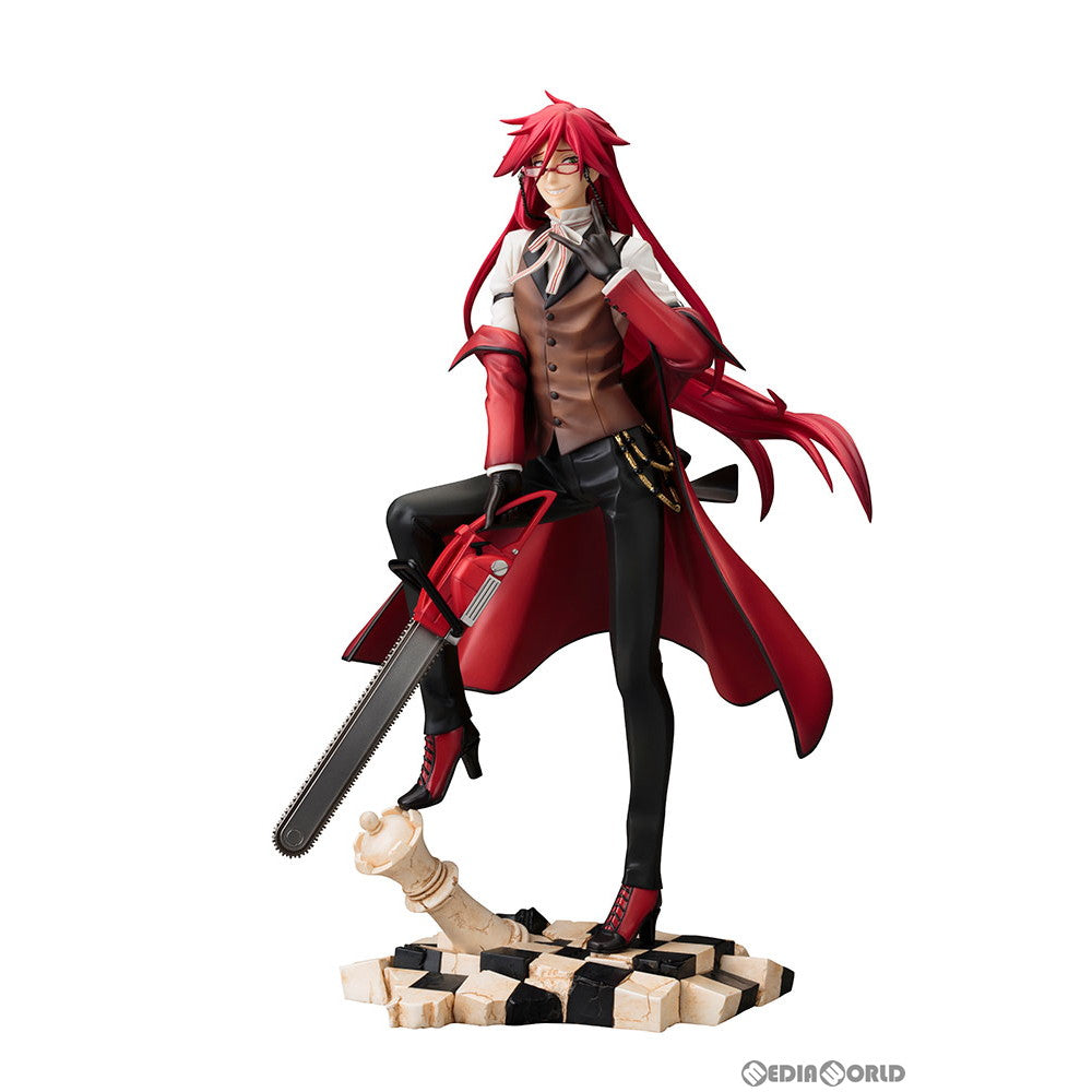 【中古即納】[FIG]ARTFX J グレル・サトクリフ 黒執事 Book of Circus 1/8 完成品 フィギュア(PP596)  コトブキヤ(20150812)