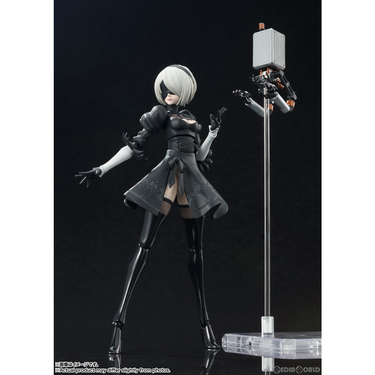 中古即納】[FIG]S.H.Figuarts(フィギュアーツ) 2B NieR:Automata(ニーア オートマタ) 完成品 可動フィギュア  バンダイスピリッツ