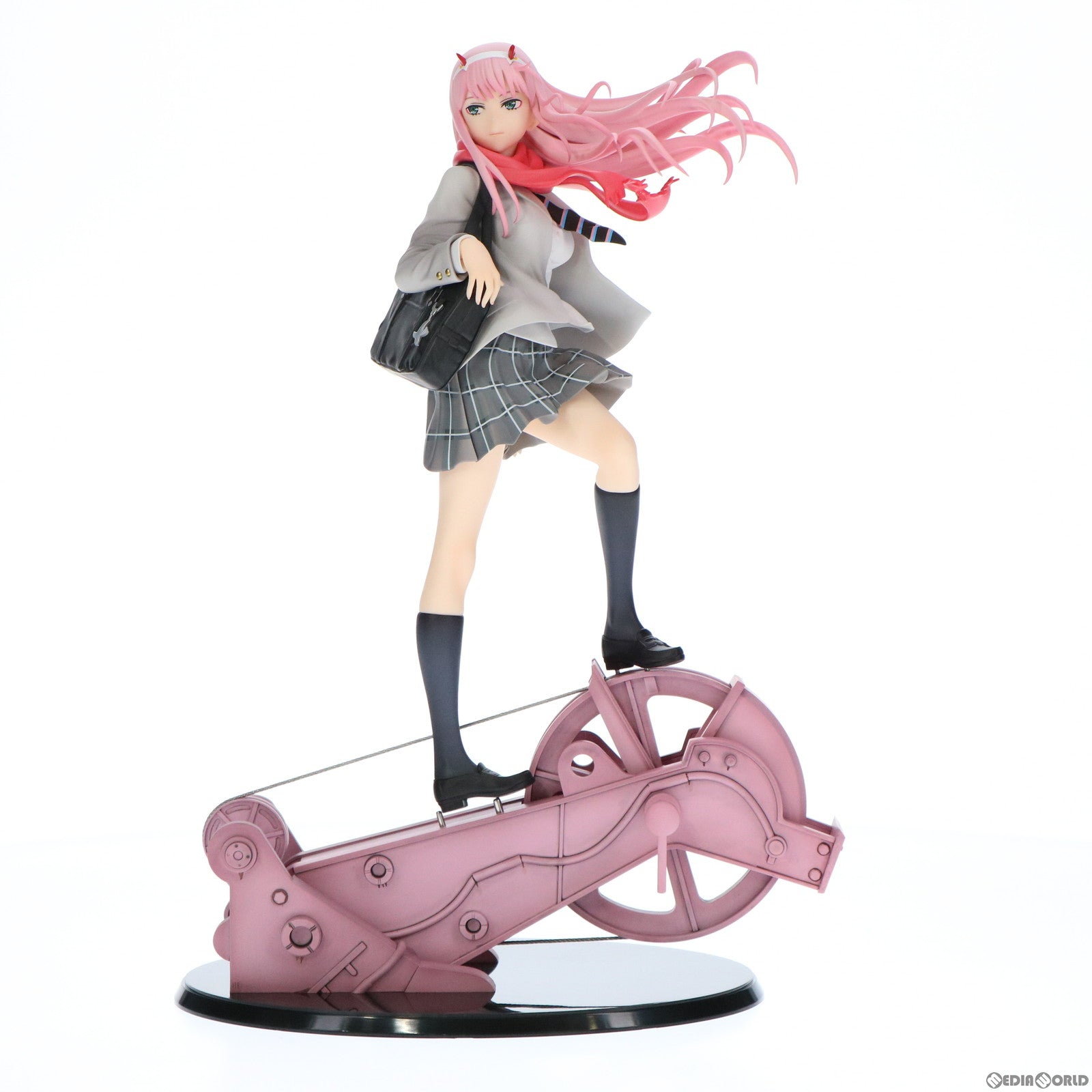 中古即納】[FIG](再販)ANIPLEX+限定 ゼロツー 制服ver. ダーリン・イン・ザ・フランキス 1/7 完成品 フィギュア(MD21-0303001)  アニプレックス