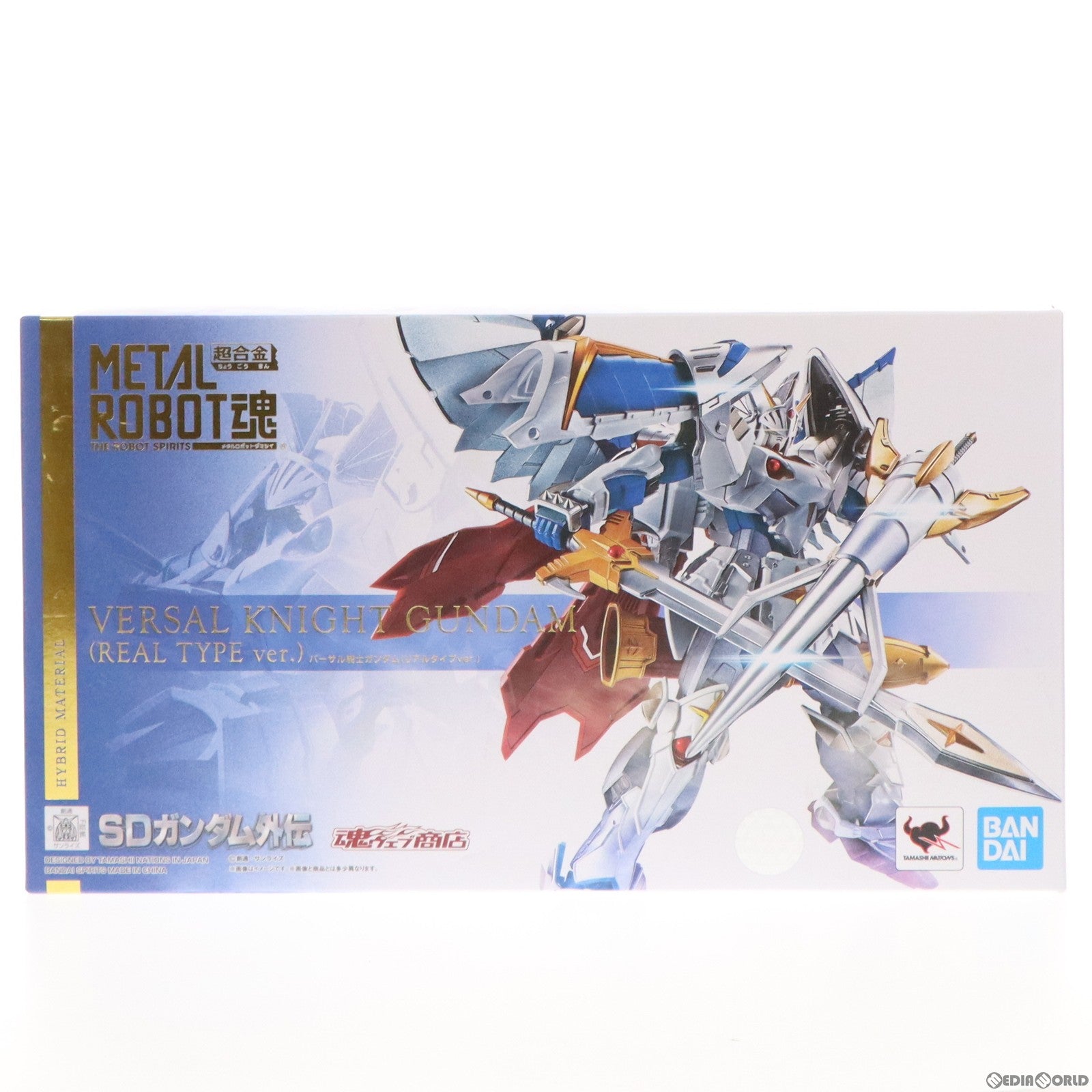 中古即納】[FIG]魂ウェブ商店限定 METAL ROBOT魂(SIDE MS) バーサル騎士ガンダム(リアルタイプver.) SDガンダム外伝  完成品 可動フィギュア バンダイスピリッツ