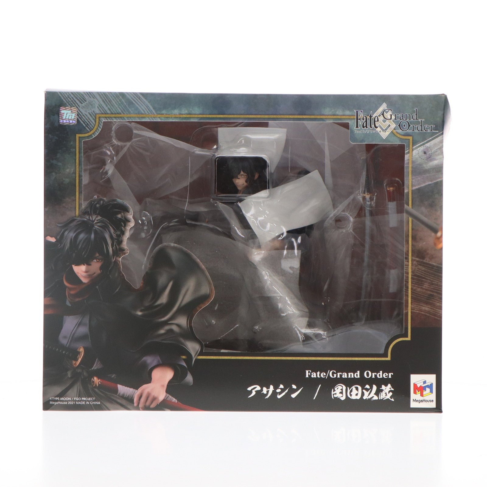 【中古即納】[FIG]アニプレックスオンライン限定特典付属 アサシン/岡田以蔵(おかだいぞう) Fate/Grand  Order(フェイト/グランドオーダー) 1/8 完成品 フィギュア メガハウス(20210731)