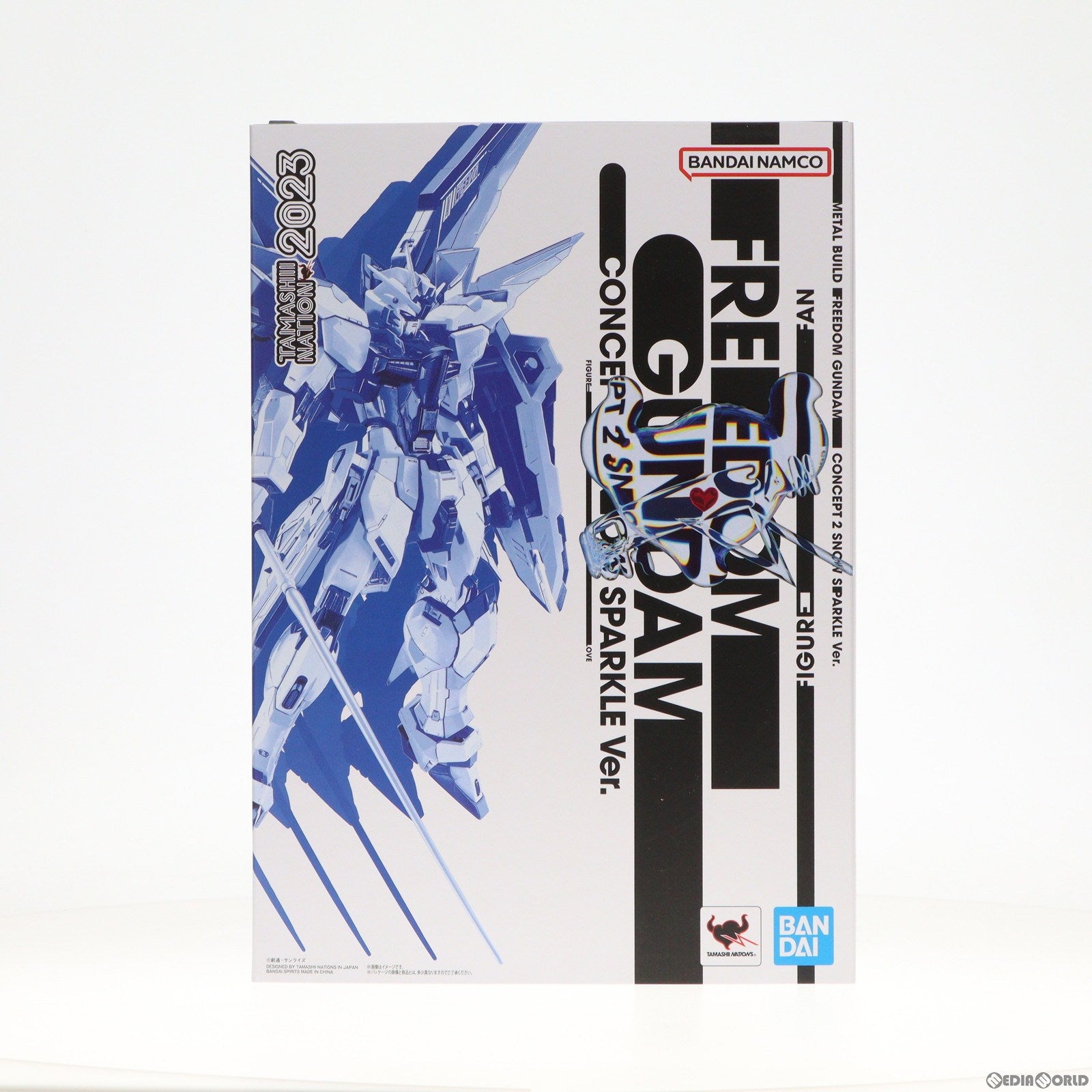 中古即納】[FIG]METAL BUILD フリーダムガンダム CONCEPT 2 SNOW SPARKLE Ver. 機動戦士ガンダムSEED(シード)  完成品 可動フィギュア TAMASHII NATION 2023&事後通販限定 バンダイスピリッツ