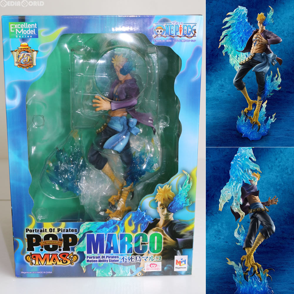 【中古即納】[FIG] Portrait.Of.Pirates P.O.P MAS 不死鳥マルコ ONE PIECE(ワンピース) 1/8 完成品  フィギュア メガハウス(20140627)