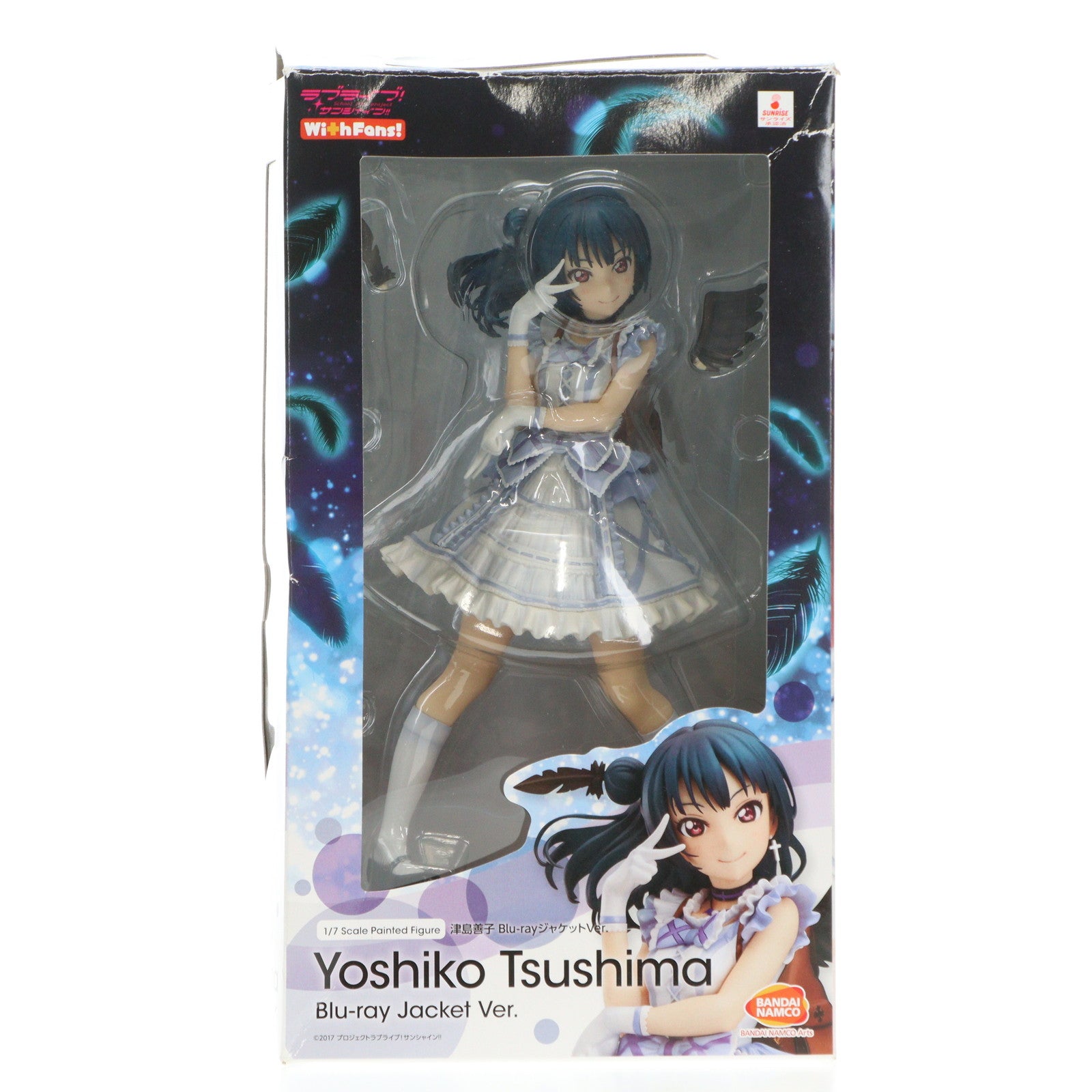 【中古即納】[FIG]津島善子(つしまよしこ) Blu-rayジャケットVer. ラブライブ!サンシャイン!! 1/7 完成品 フィギュア  一部オンラインショップ限定 With Fans!(ウィズファンズ)(20190831)