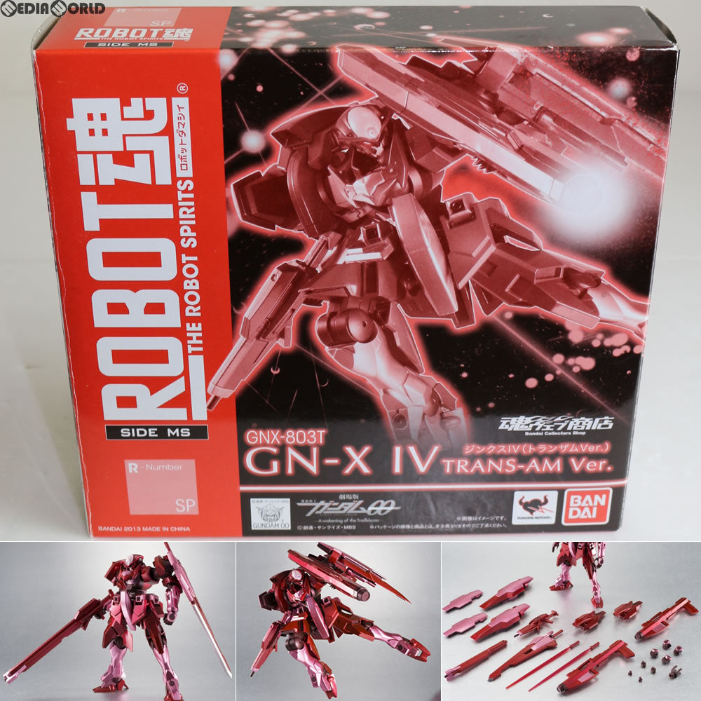 【中古即納】[FIG] 魂ウェブ商店限定 ROBOT魂(SIDE MS) ジンクスIV(トランザムVer.) 劇場版  機動戦士ガンダム00(ダブルオー) -A wakening of the Trailblazer- 完成品 可動フィギュア バンダイ(20130225)