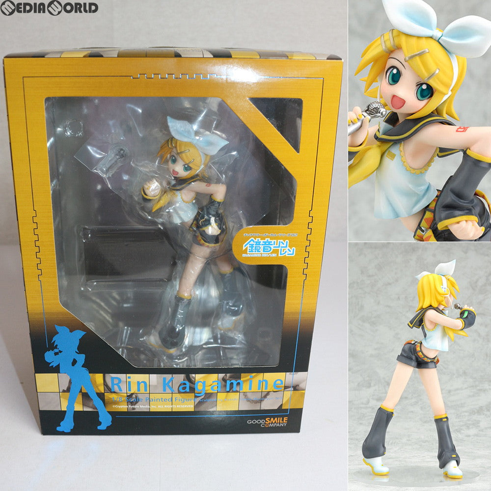 【中古即納】[FIG]鏡音リン(かがみねりん) キャラクターボーカルシリーズ02 鏡音リン・レン 1/8 完成品 フィギュア  グッドスマイルカンパニー(20130713)