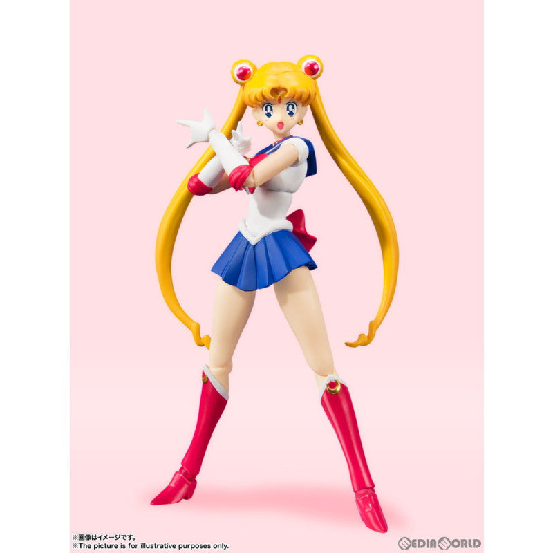 中古即納】[FIG]S.H.Figuarts(フィギュアーツ) セーラームーン-Animation Color Edition- 美少女戦士 セーラームーン 完成品 可動フィギュア バンダイスピリッツ