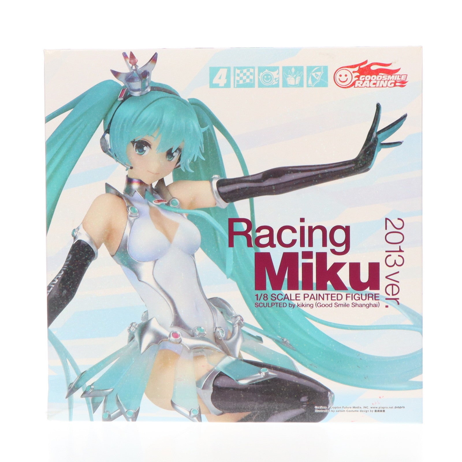 【中古即納】[FIG]レーシングミク 2013 ver. 初音ミク GTプロジェクト 1/8 完成品 フィギュア  グッドスマイルレーシング(20140628)