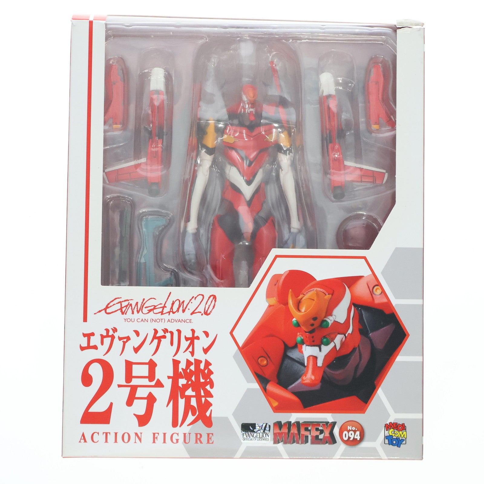 中古即納】[FIG]マフェックス No.094 MAFEX エヴァンゲリオン2号機 ヱヴァンゲリヲン新劇場版:破 完成品 可動フィギュア  メディコム・トイ