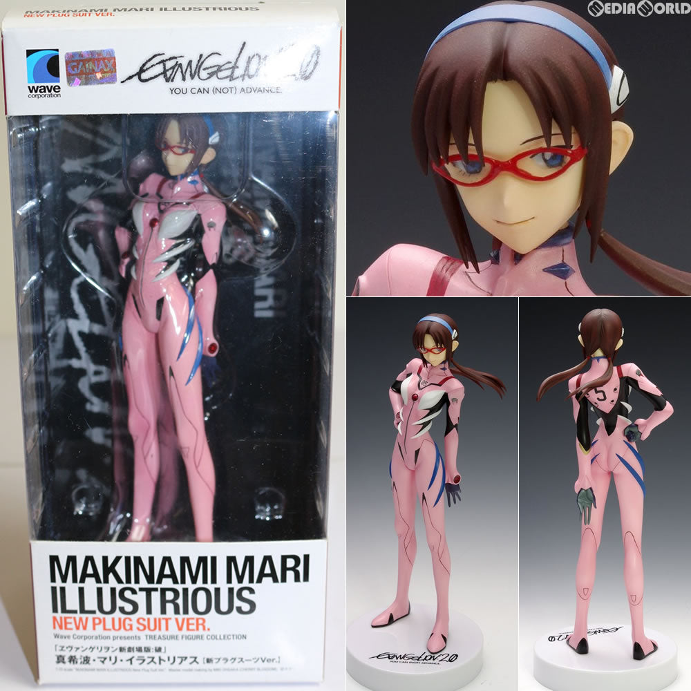 【中古即納】[FIG] トレジャーフィギュアコレクション 真希波・マリ・イラストリアス 【新プラグスーツVer.】 ヱヴァンゲリヲン新劇場版:破  1/10 完成品 フィギュア ウェーブ(WAVE) (20100924)