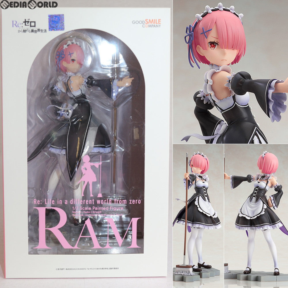 中古即納】[FIG]ラム Re:ゼロから始める異世界生活 1/7 完成品 フィギュア グッドスマイルカンパニー