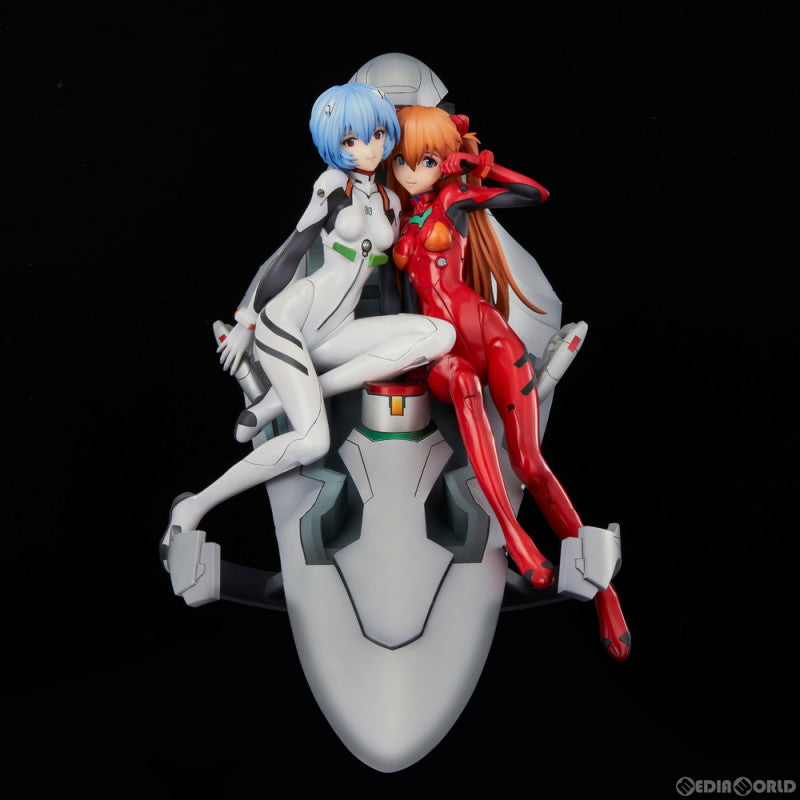 中古即納】[FIG]レイ&アスカ ～twinmore Object～ 新世紀エヴァンゲリオン 完成品 フィギュア ユニオンクリエイティブ