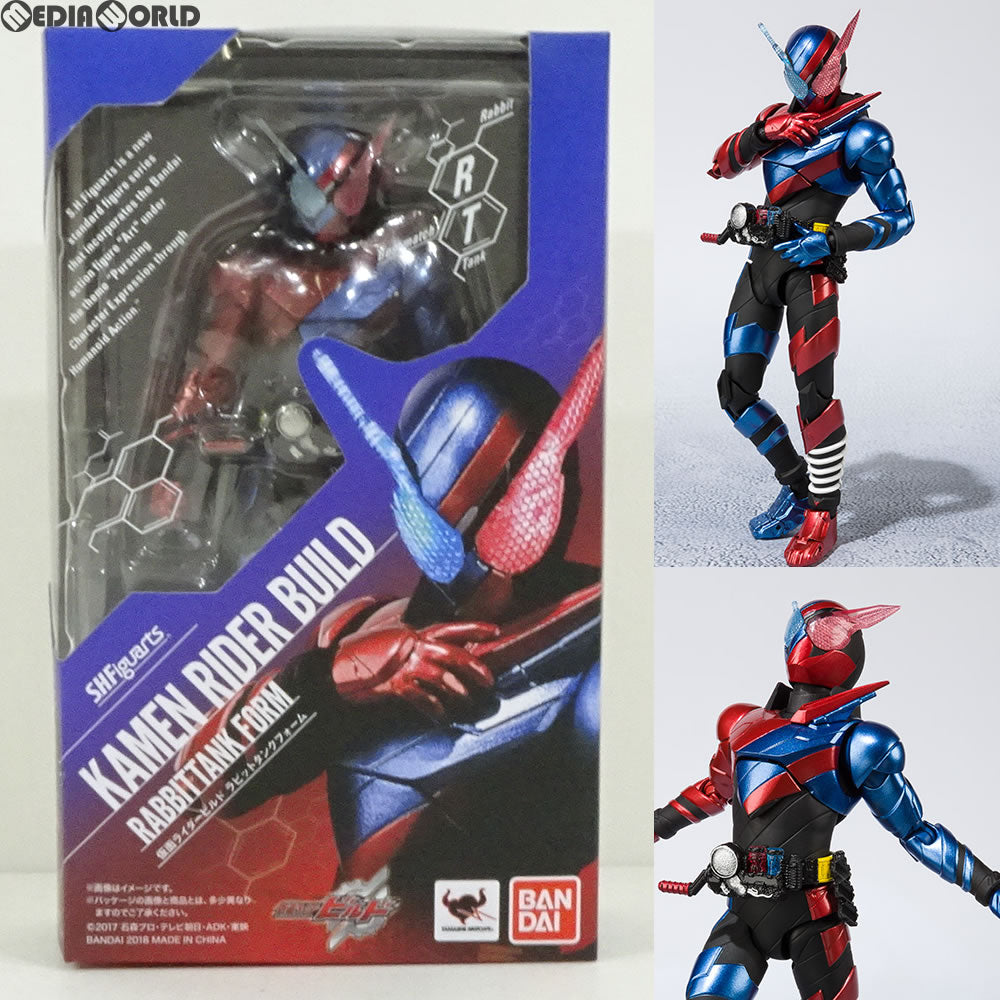 【中古即納】[FIG]S.H.Figuarts(フィギュアーツ) 仮面ライダービルド ラビットタンクフォーム 完成品 可動フィギュア  バンダイ(20180210)