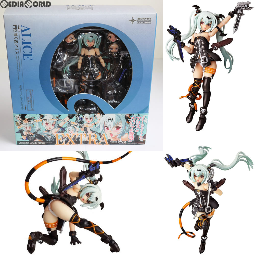 【中古即納】[FIG]リボルテック クイーンズブレイド EXTRA クイーンズゲイト 門を開く者アリス クイーンズゲイト 1/12 完成品  可動フィギュア 海洋堂(20101030)