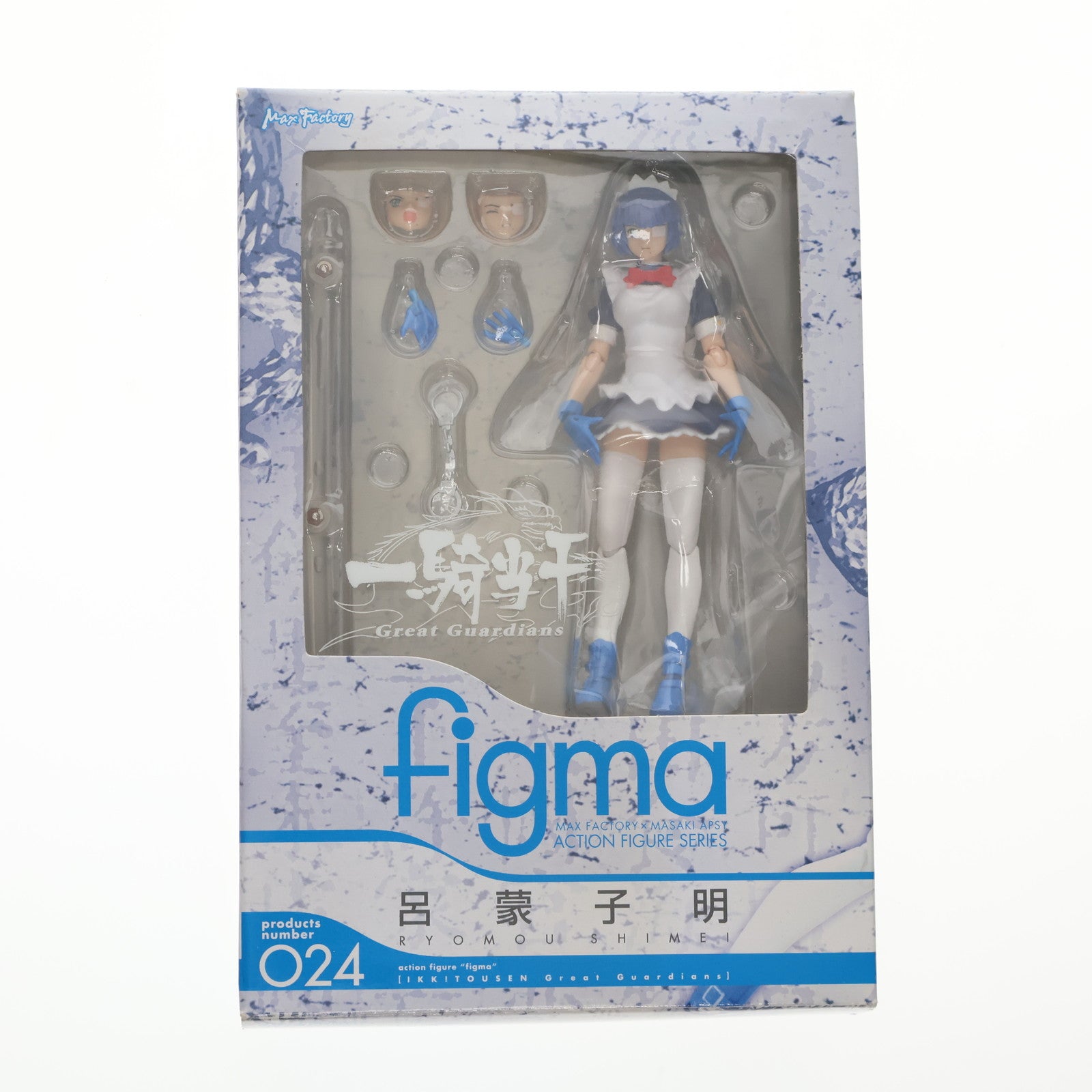 【中古即納】[FIG]figma(フィグマ) 024 呂蒙子明(りょもうしめい) 一騎当千 Great Guardians(グレートガーディアンズ)  完成品 可動フィギュア マックスファクトリー(20081210)