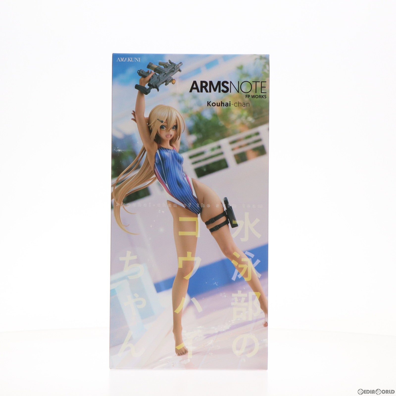 【中古即納】[FIG](再販)水泳部のコウハイちゃん ARMS NOTE(アームズノート) 1/7 完成品 フィギュア  月刊ホビージャパン誌上通販&オンラインショップ限定 ホビージャパン/AMAKUNI(アマクニ)(20201031)