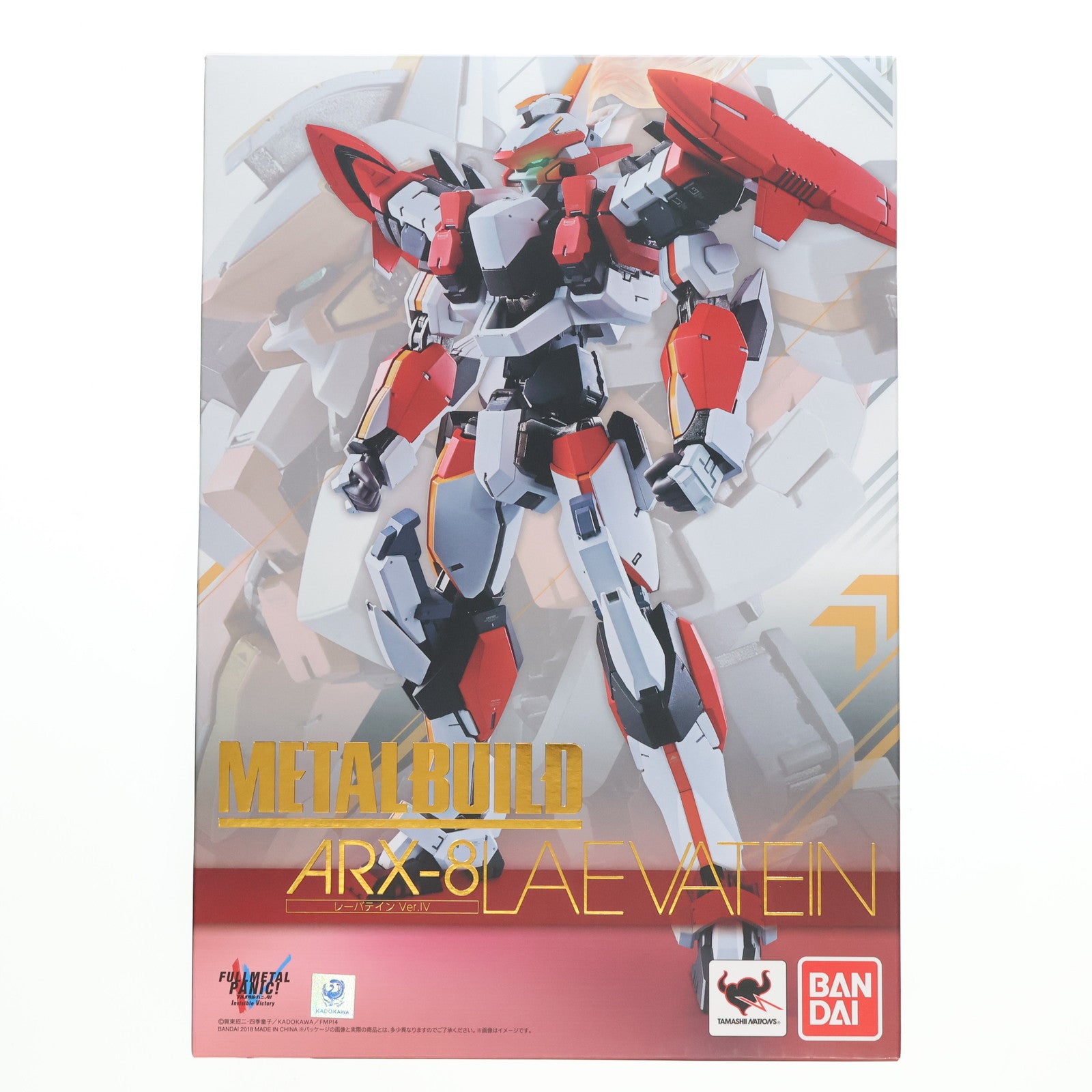 【中古即納】[FIG]METAL BUILD レーバテイン Ver.IV フルメタル・パニック!IV 完成品 可動フィギュア  バンダイ(20180630)