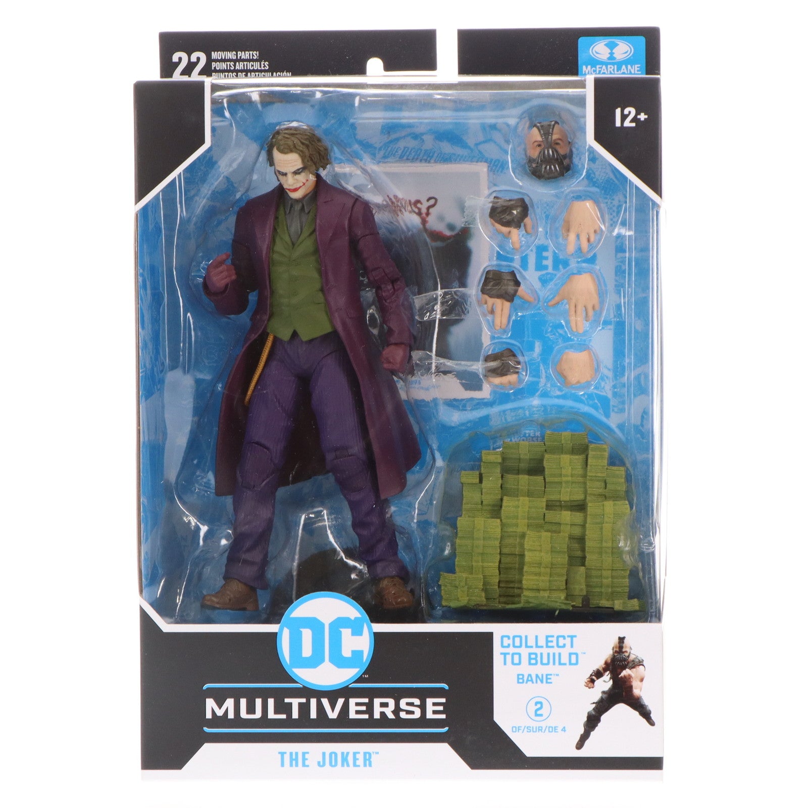 中古即納】[FIG]DCマルチバース #212 ジョーカー [映画『ダークナイト・トリロジー』] 完成品 7インチ・アクションフィギュア  マクファーレン・トイズ/ホットトイズ