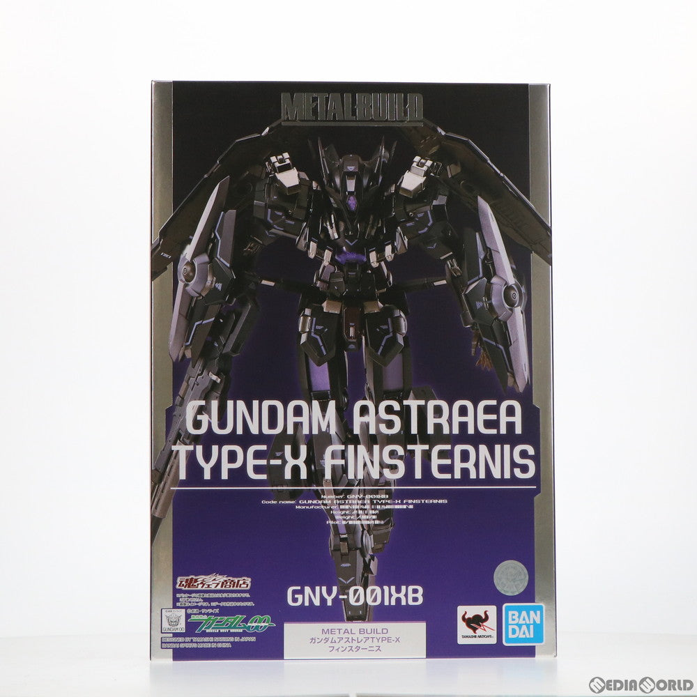 中古即納】[FIG]魂ウェブ商店限定 METAL BUILD ガンダムアストレアTYPE-Xフィンスターニス 機動戦士ガンダム00(ダブルオー)  完成品 可動フィギュア バンダイスピリッツ