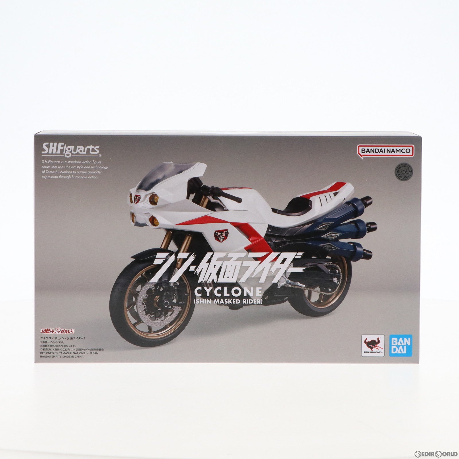 中古即納】[FIG]魂ウェブ商店限定 S.H.Figuarts(フィギュアーツ) サイクロン号 シン・仮面ライダー 完成品 可動フィギュア  バンダイスピリッツ