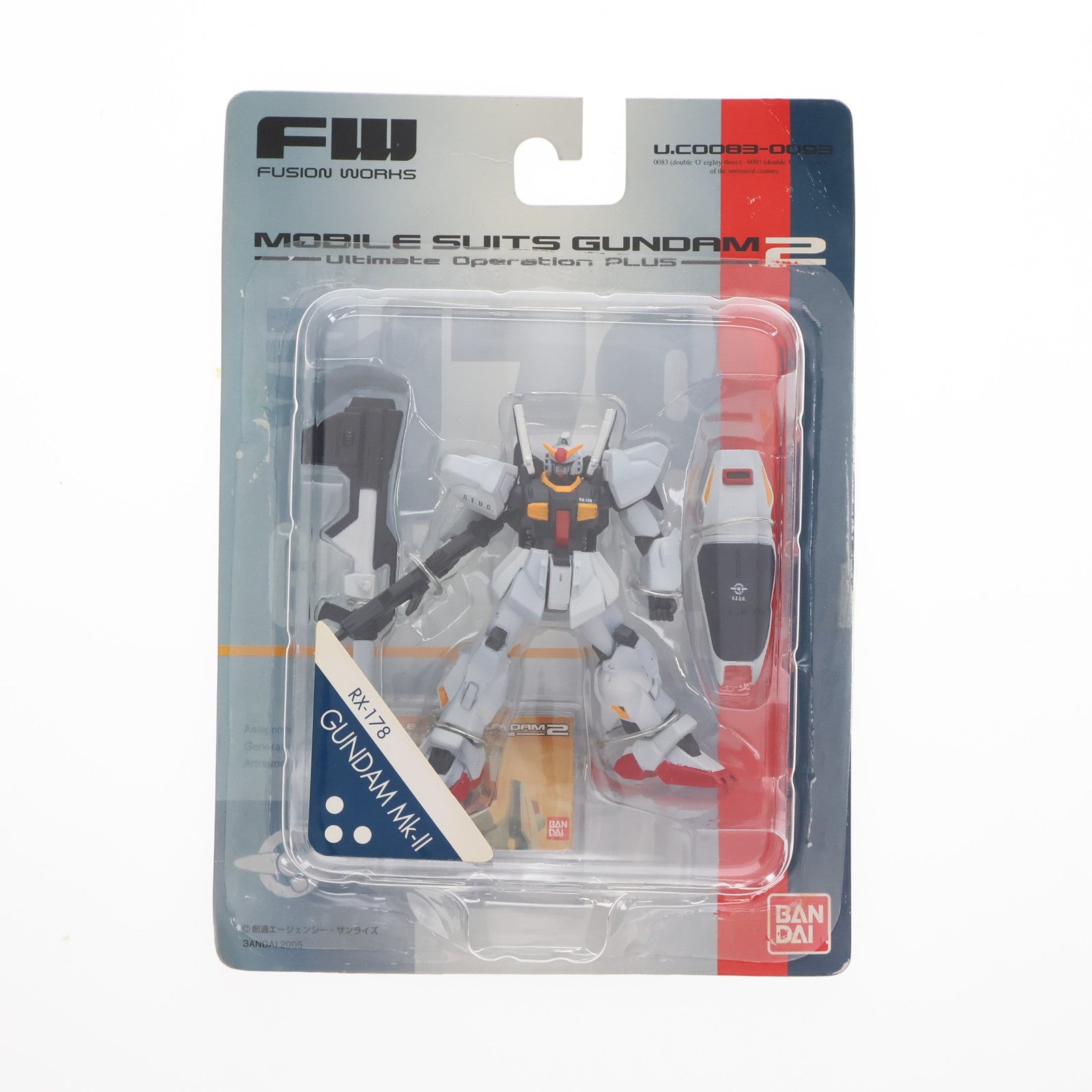 中古即納】[FIG](単品)(食玩)ガンダムMk-II FW ガンダムアルティメットオペレーション プラス2 機動戦士Zガンダム フィギュア バンダイ