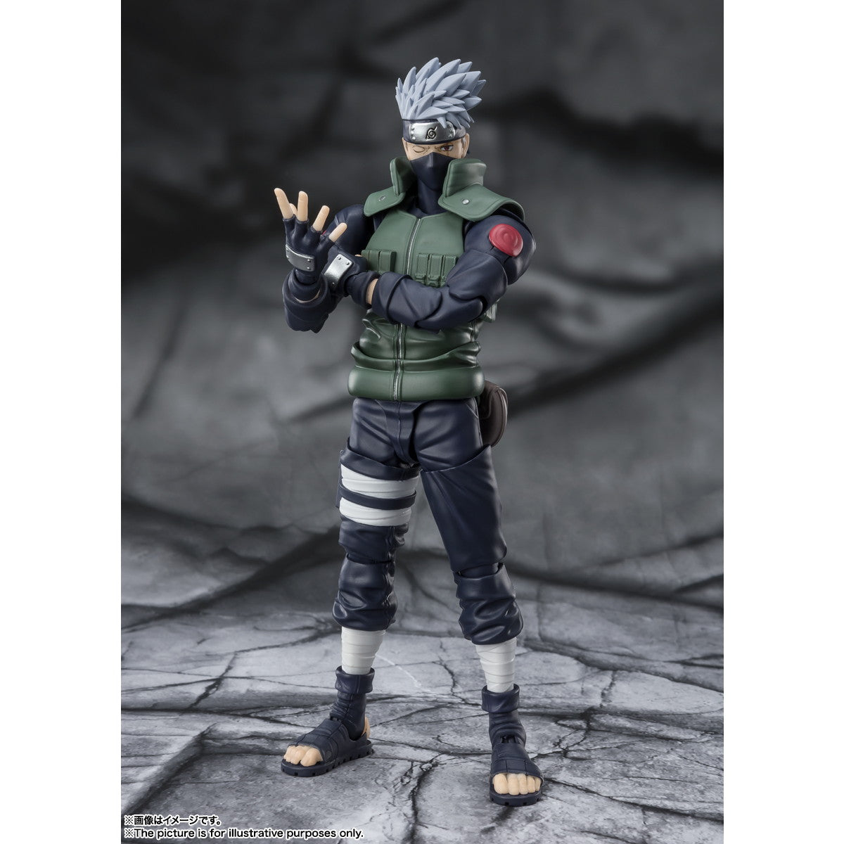 【中古即納】[FIG] S.H.Figuarts(フィギュアーツ) はたけカカシ -勇名轟く写輪眼の英雄- NARUTO-ナルト- 疾風伝 完成品  可動フィギュア バンダイスピリッツ(20221224)