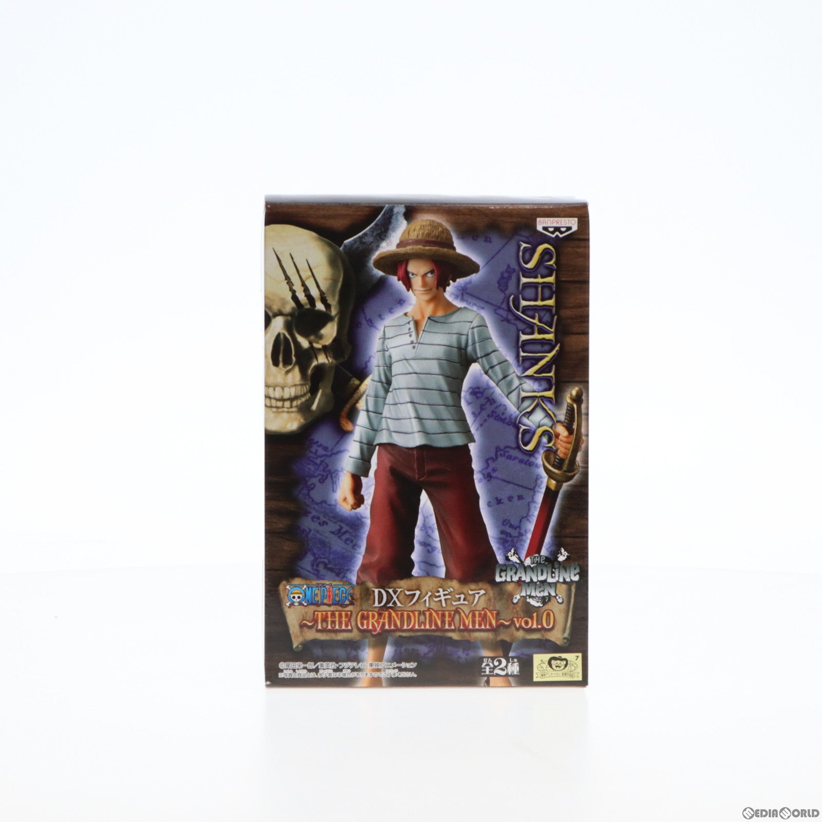 中古即納】[FIG]シャンクス ワンピース DXフィギュア～THE GRANDLINE