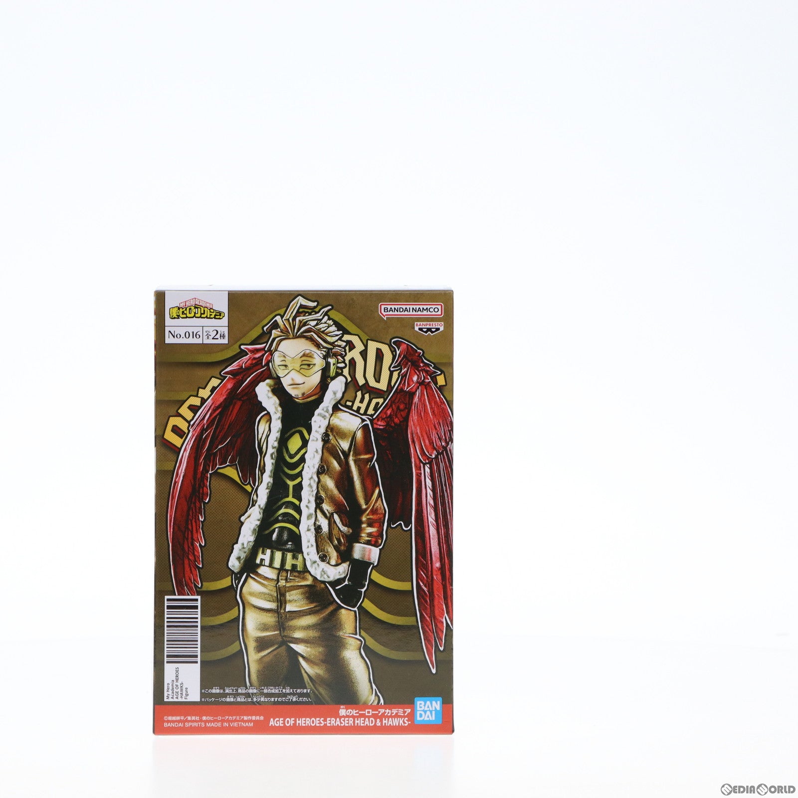 中古即納】[FIG]ホークス 僕のヒーローアカデミア AGE OF HEROES-ERASER HEADu0026HAWKS- フィギュア プライズ(2633146)  バンプレスト