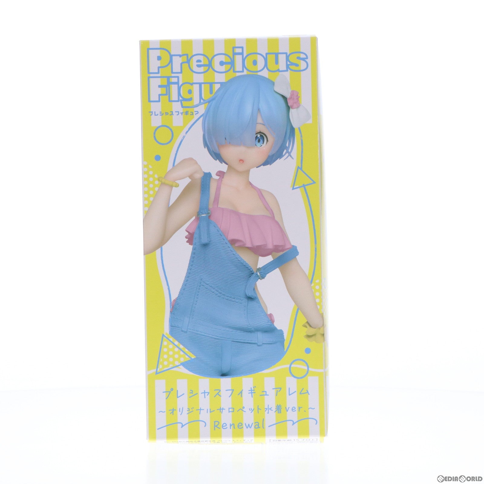 【中古即納】[FIG]レム プレシャスフィギュア レム オリジナルサロペット水着 ver. Renewal Re:ゼロから始める異世界生活  プライズ(451465600) タイトー(20220620)